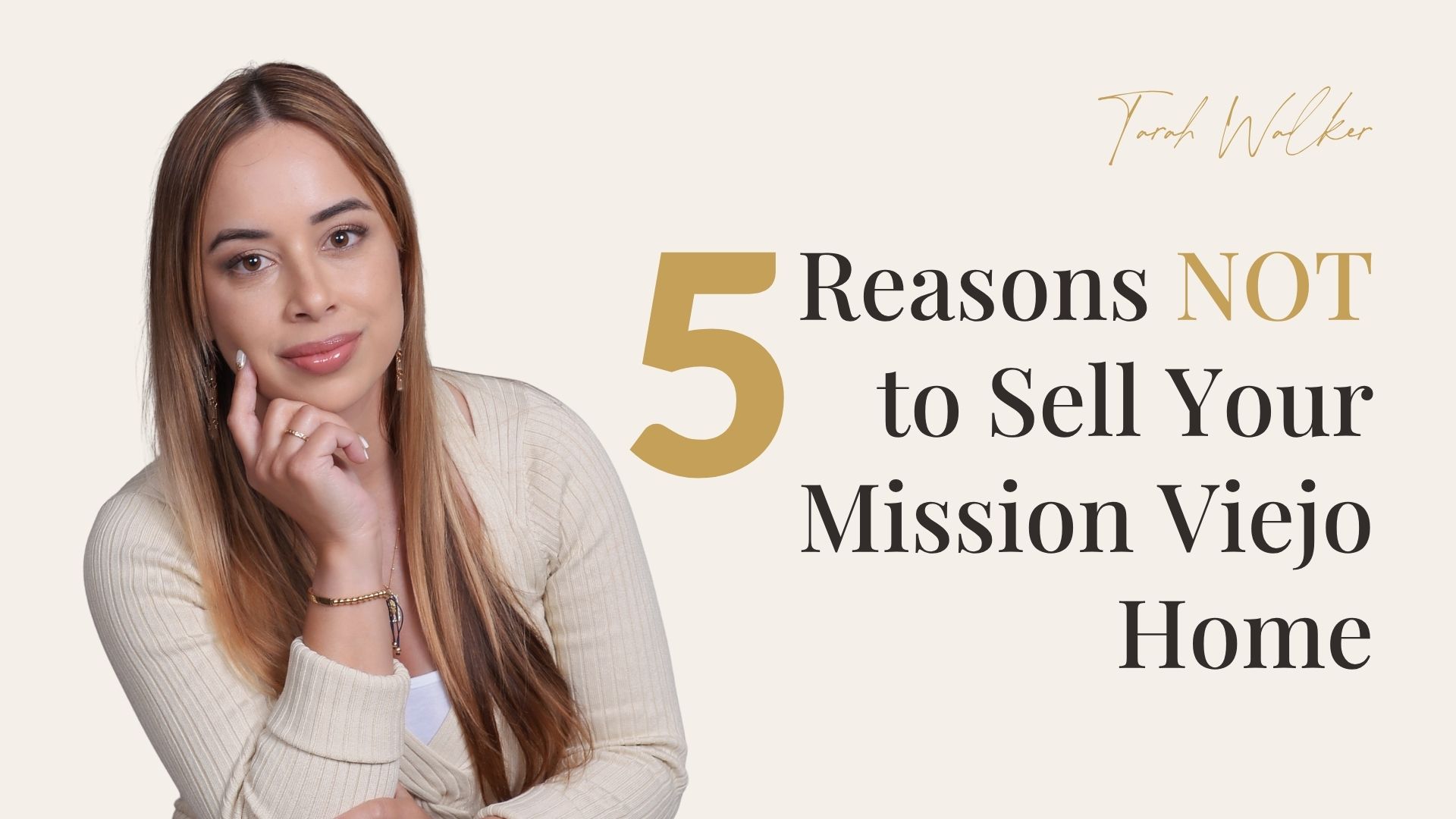 5 Reasons NOT to Sell Your Mission Viejo Home